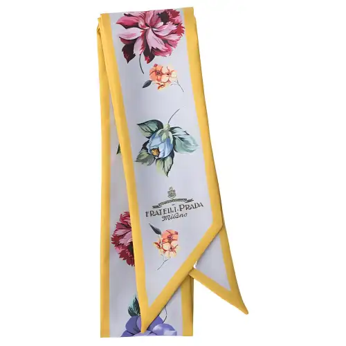 PRADA Fabric Scarves Women's Yellow