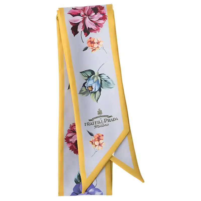 PRADA Fabric Scarves Women's Yellow