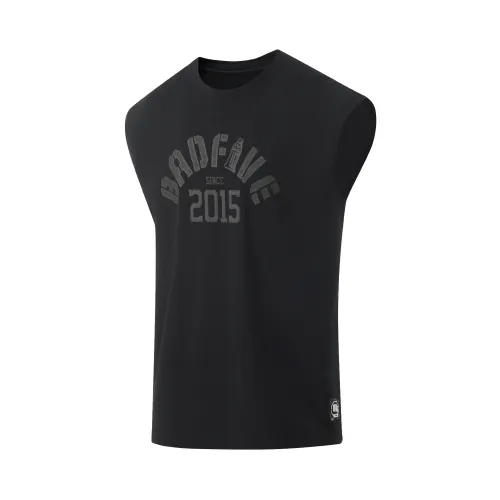 Li Ning BADFIVE Tank Tops Men's Black Crew Neck Moderate Other