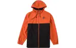 Timberland Jackets Men's Orange Black Hooded Moderate Straight Fit