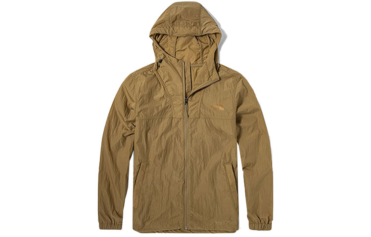 Мужская куртка The North Face Ветровка (коричневая)