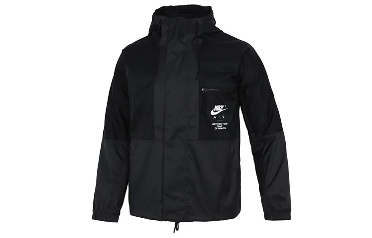 Nike Jackets Men's Black Hooded Moderate Other