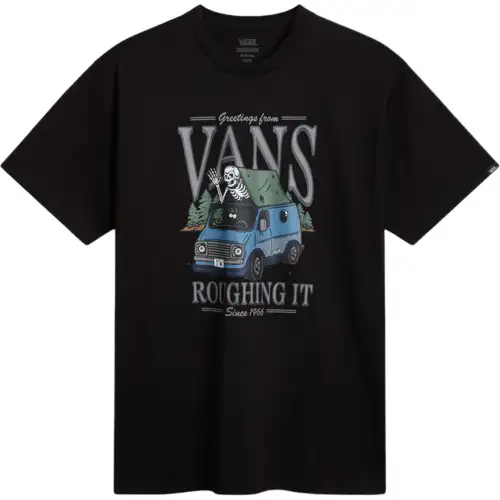 Vans T Shirts Men's Black Crew Neck