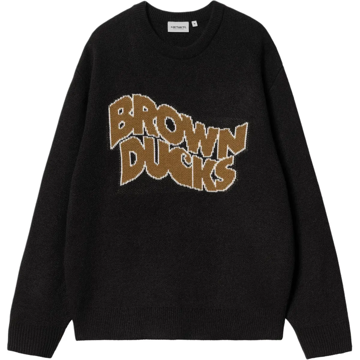 Carhartt WIP Brown Ducks Sweater Knitwear Men's Black