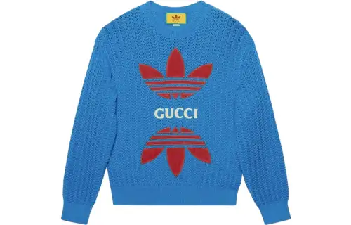 GUCCI x Adidas Originals Sweater Men's Blue