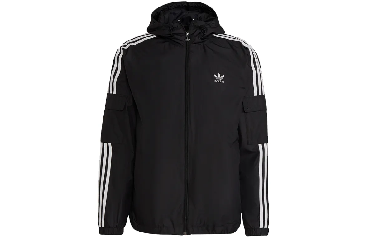 Adidas Originals 3 Stripes Jackets & Coats Men's Black