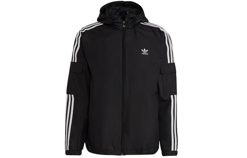 Adidas Originals 3 Stripes Jackets & Coats Men's Black