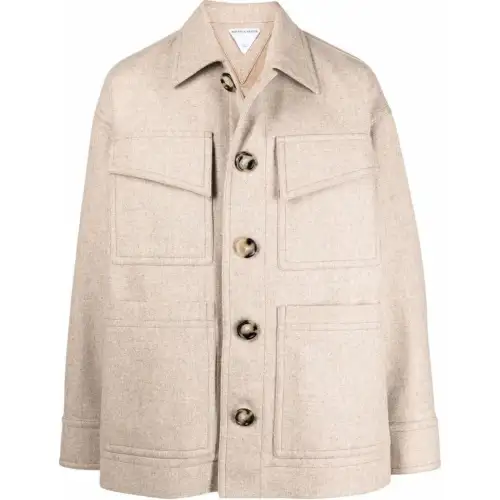 Bottega Veneta Jackets & Coats Men's Beige