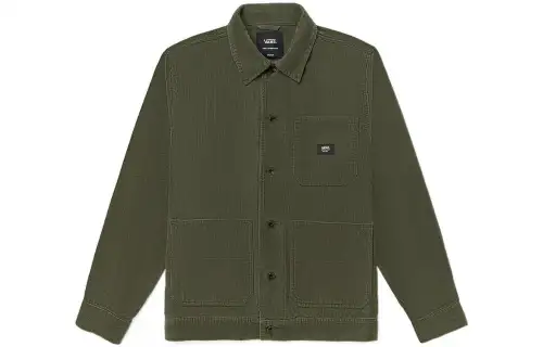 Vans Jackets Men's Army Green Lapel Moderate Other