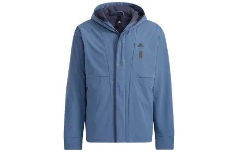 Adidas Wuji Series Jackets Men's Sky Blue Hooded Moderate Other
