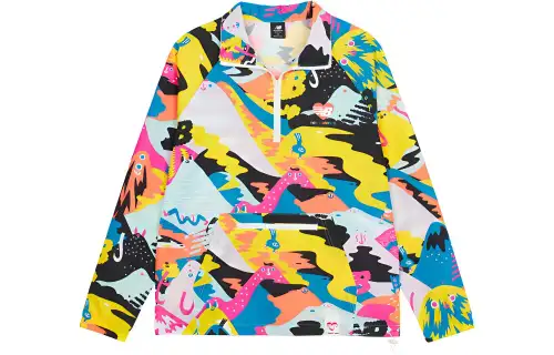 New Balance Jackets Unisex Multicolor Stand Collar Moderate Other