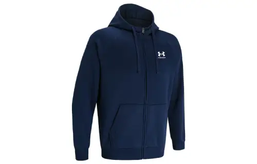 Under Armour Under Armour Rival Fleece Lined Hooded Training Sports Jacket Winter Men's Dark Blue