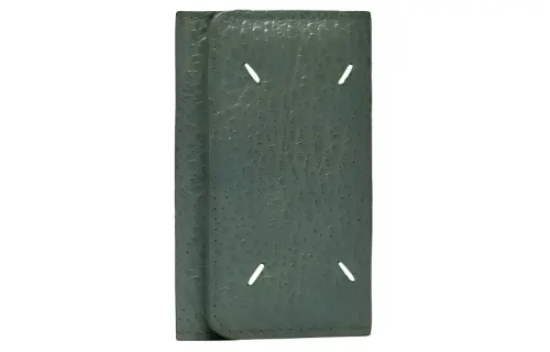 Maison Margiela Grain Calfskin Key Pouch Women's Jasper