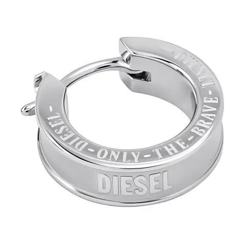 DIESEL Stainless Steel Earrings Women's Silver