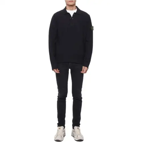 STONE ISLAND Polo Shirt Men's Black