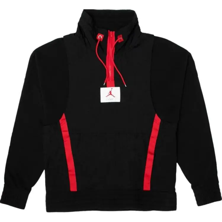 Jordan Sweatshirts Men's Black Stand Collar Moderate
