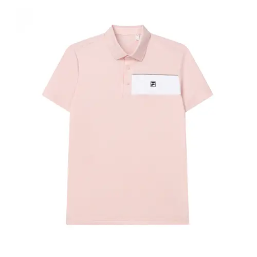FILA Polo Shirt Men's Soft Rose Pink