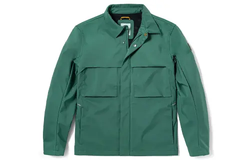 Timberland Jackets Men's Green Lapel Moderate Workwear