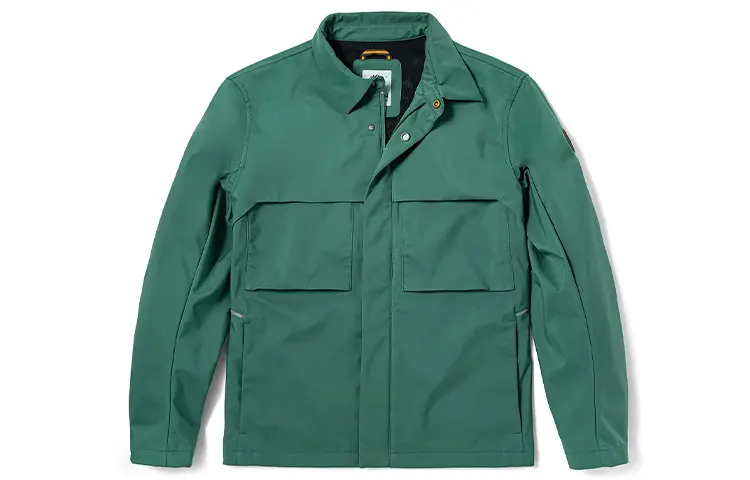 Timberland Jackets Men's Green Lapel Moderate Workwear