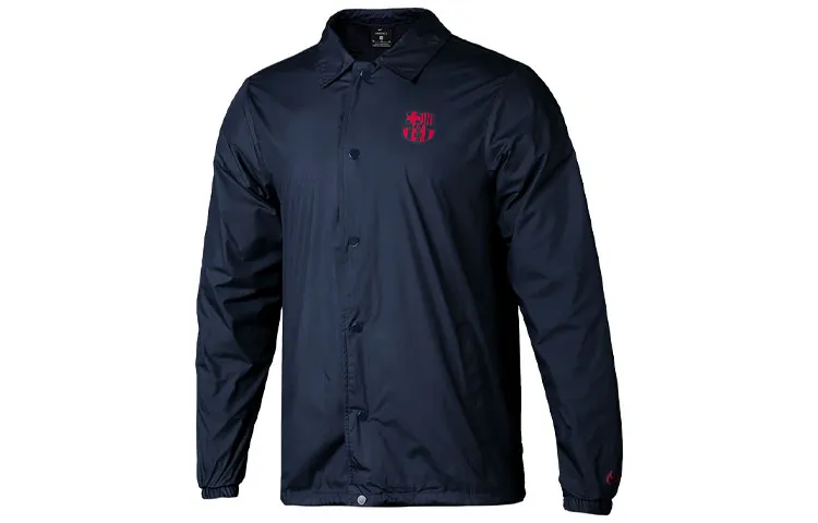 Nike Jackets Men's Dark Blue Lapel Moderate Other
