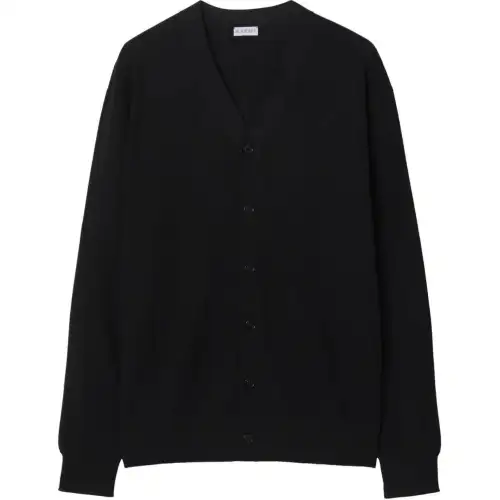 Burberry Seam-detail Wool Cardigan