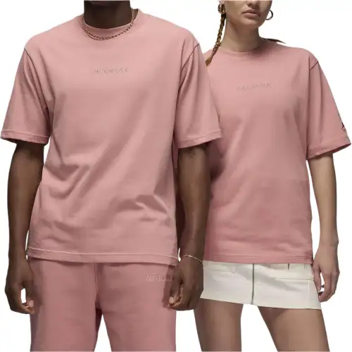 Jordan Wordmark T Shirt Unisex Rusty Pink Color