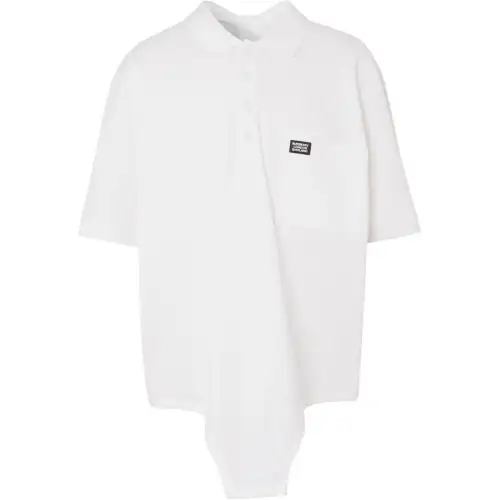 Burberry Polo Shirt Men's White