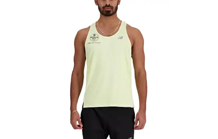 New Balance Running Tank Top Men's Yellow