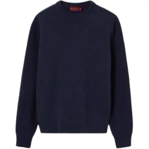 GUCCI FW24 Sweater Men's Marine Blue