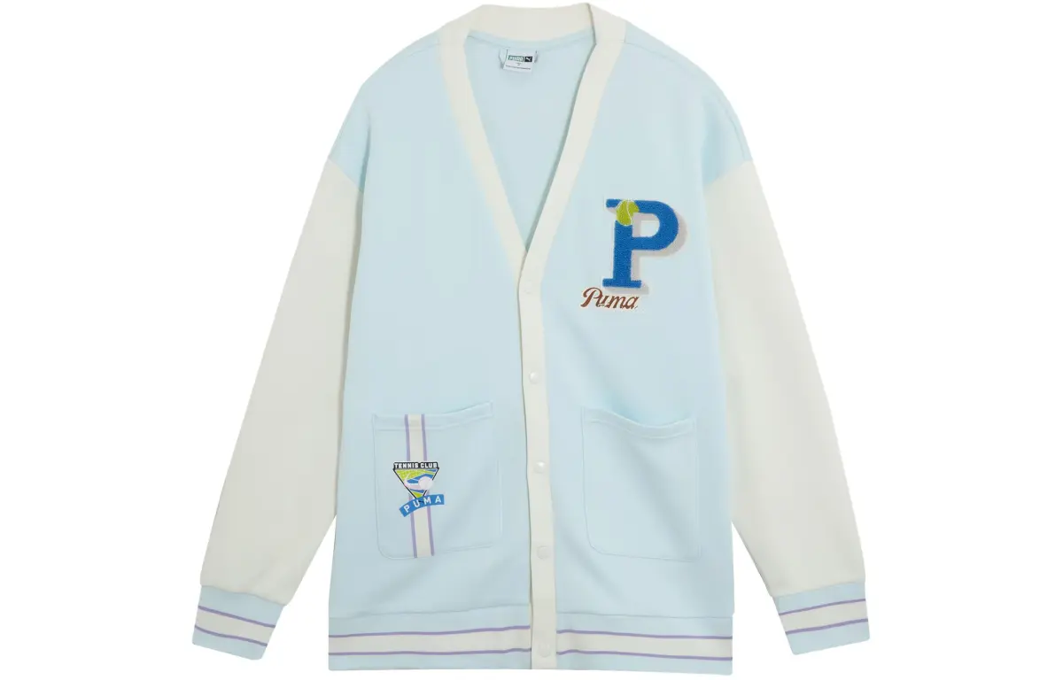 PUMA Knitwear Unisex Light Blue