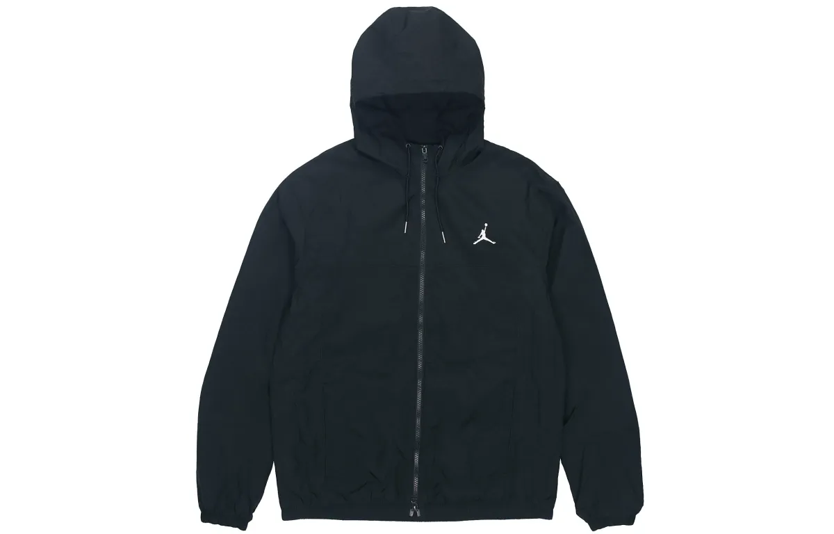 Jordan Jackets Men's Black Hooded Moderate Pilot