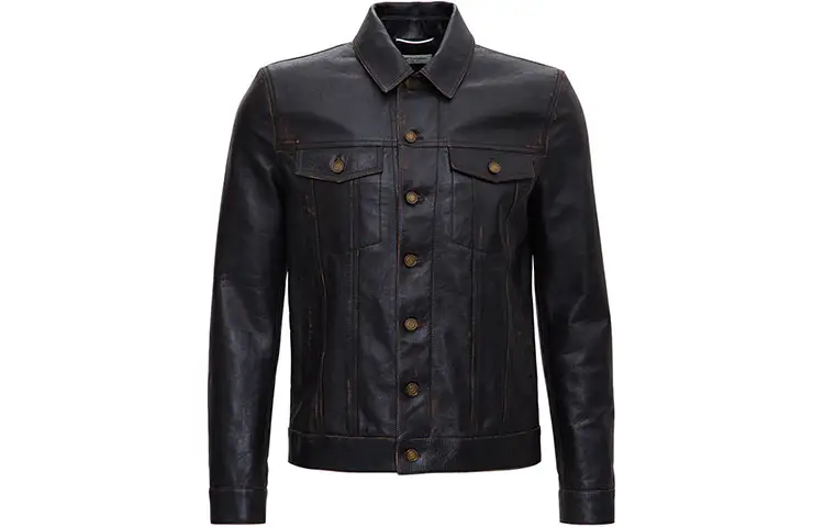 SAINT LAURENT FW21 Jackets & Coats Men's Brown