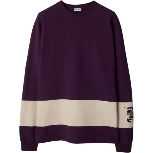 Burberry SS24 Knitwear Men's Tricolor Purple