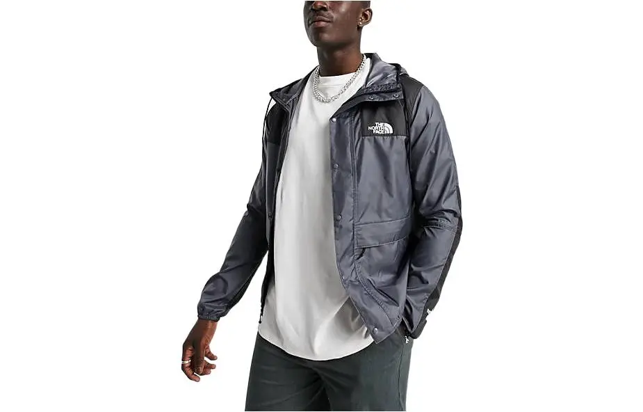 THE NORTH FACE Jackets Men's Gray Hooded Moderate Other