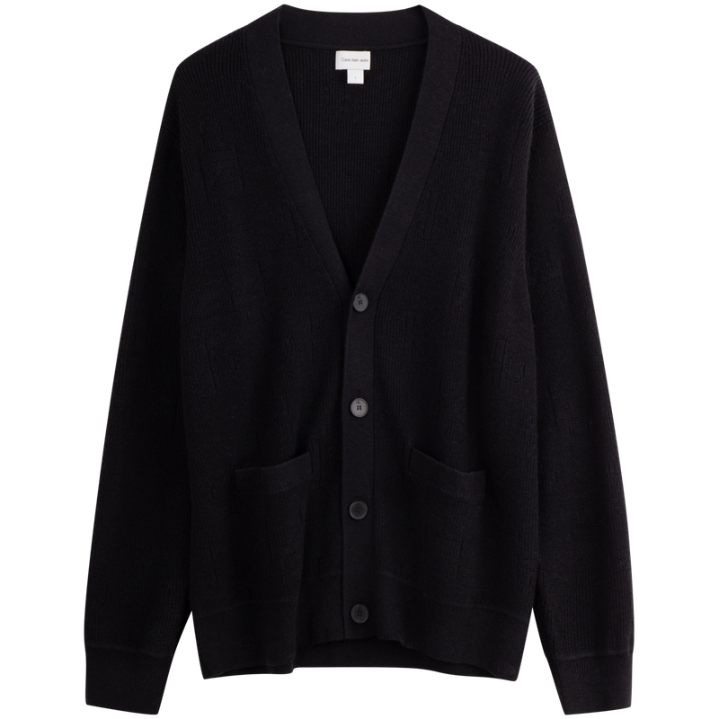 Мужской кардиган CALVIN KLEIN Cardigan (черный)