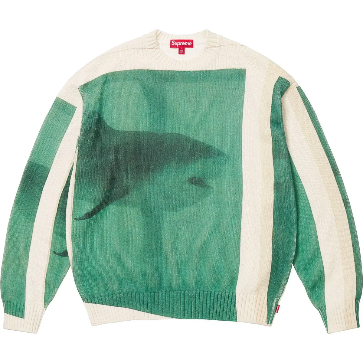 Supreme x Damien Hirst intarsia-knit sweater