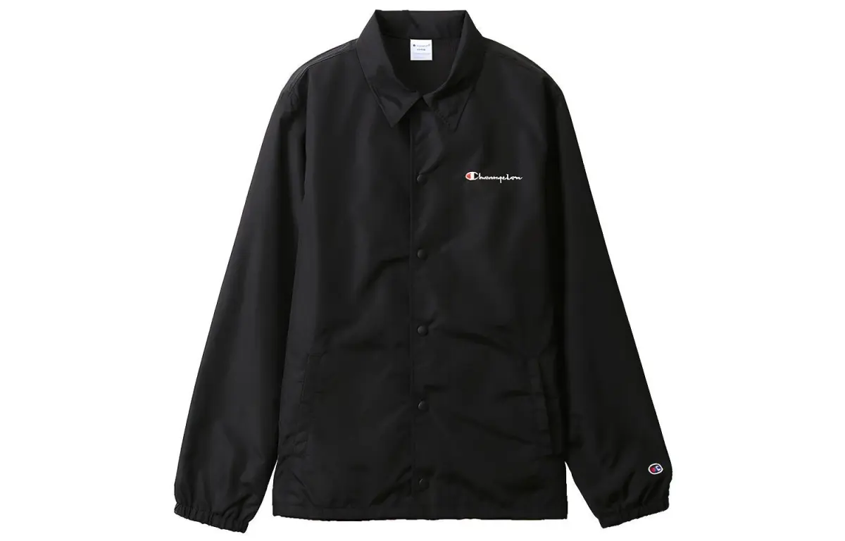 Champion Jacket Japan Version Unisex Black
