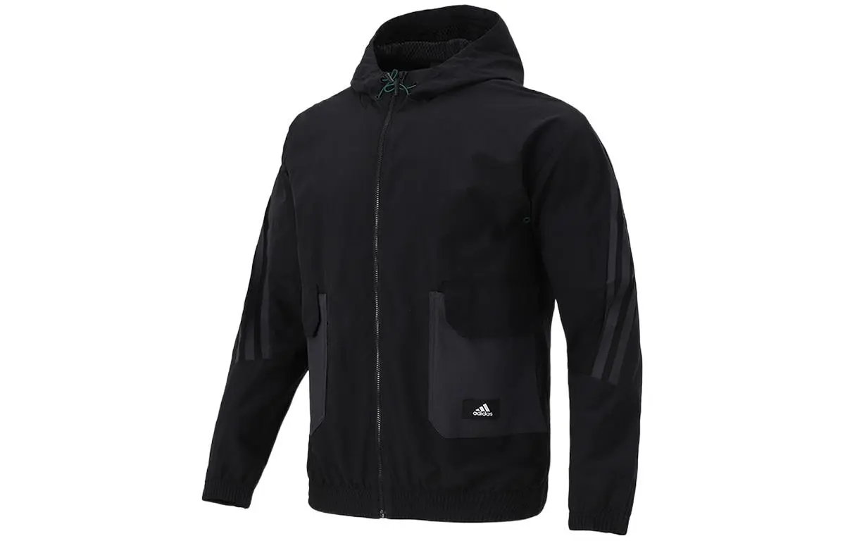 Adidas M Fi Wv Bst Fz Jackets & Coats Men's Black