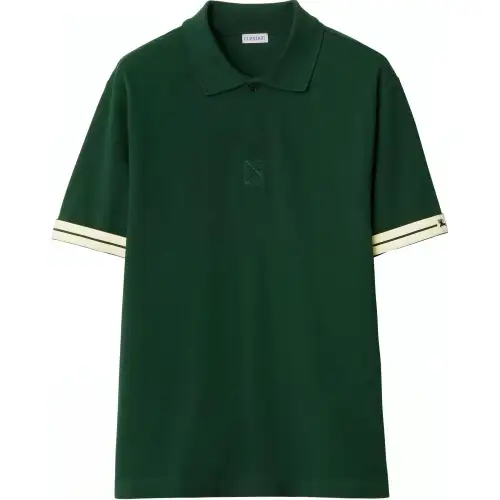 Burberry Polo Shirt Men's Ivy Green