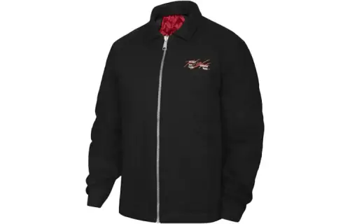 Jordan Jackets Men's Black Lapel Moderate Other