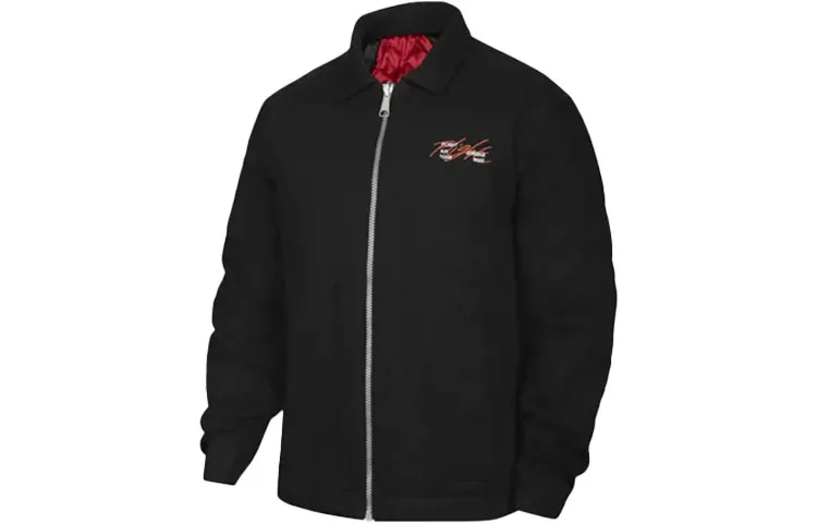 Jordan Jackets Men's Black Lapel Moderate Other