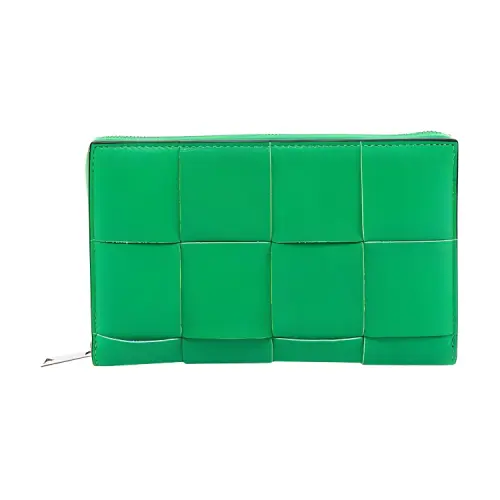 Bottega Veneta Fashion Trend Leather Wallet Men's Green
