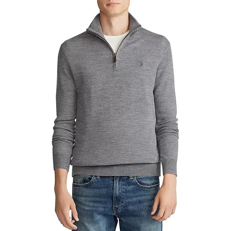 Polo Ralph Lauren Sweater Standard Men's Gray Multicolor