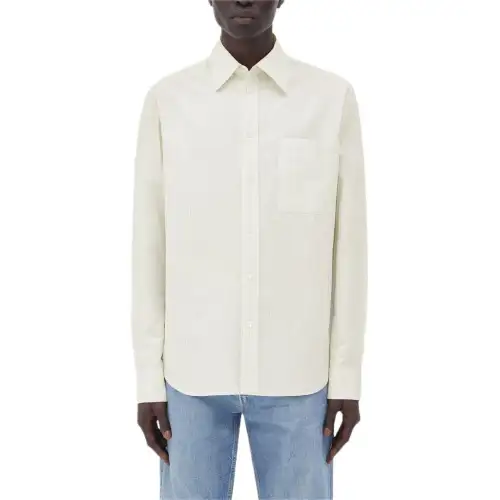 Bottega Veneta Checked Long Sleeved Shirt