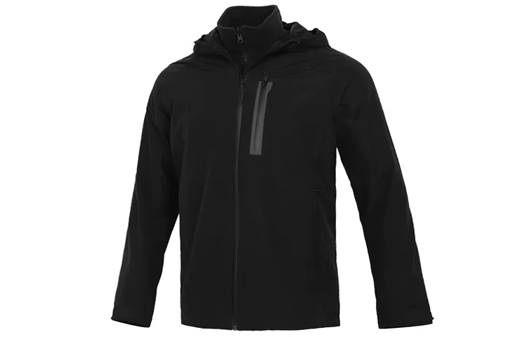 Adidas Jackets Men's Black Hooded Moderate Other