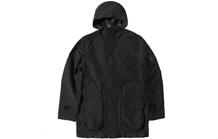 Timberland Jackets Men's Black Hooded Moderate Other