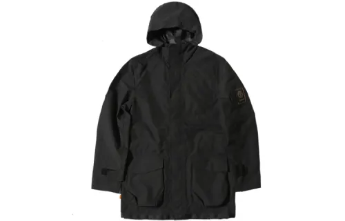 Timberland Jackets Men's Black Hooded Moderate Other