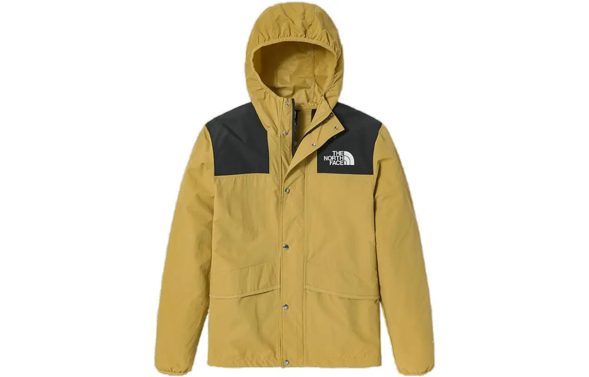 THE NORTH FACE Jackets Men's Yellow Hooded Moderate Other