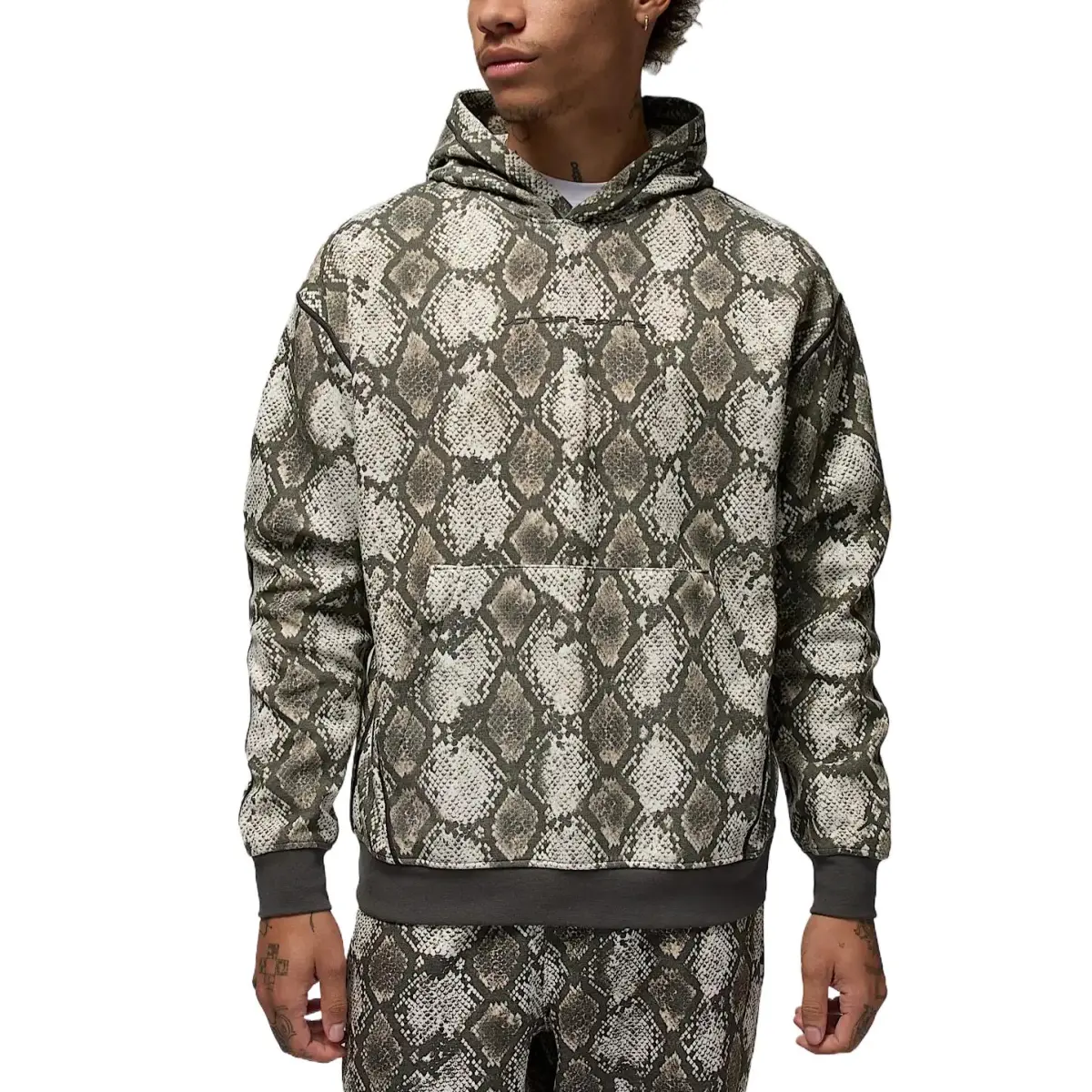 Jordan Sport Hoop Fleece Men's Dri-FIT Printed Pullover Hoodie