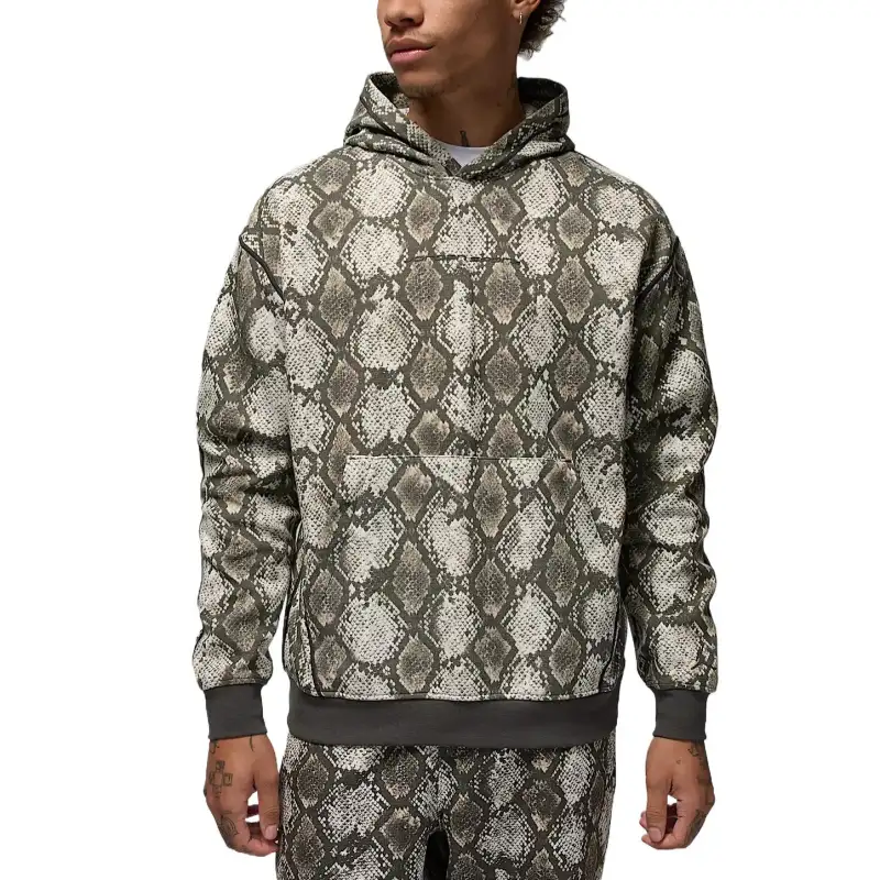 Jordan Sport Hoop Fleece Men's Dri-FIT Printed Pullover Hoodie